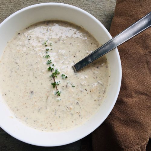Creamy Mushroom Soup – The Steady Cook