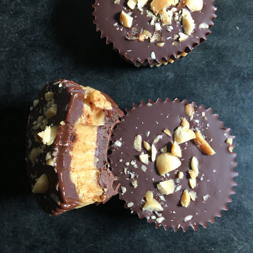 chocolate and peanut butter cups. www.thesteadycook.com