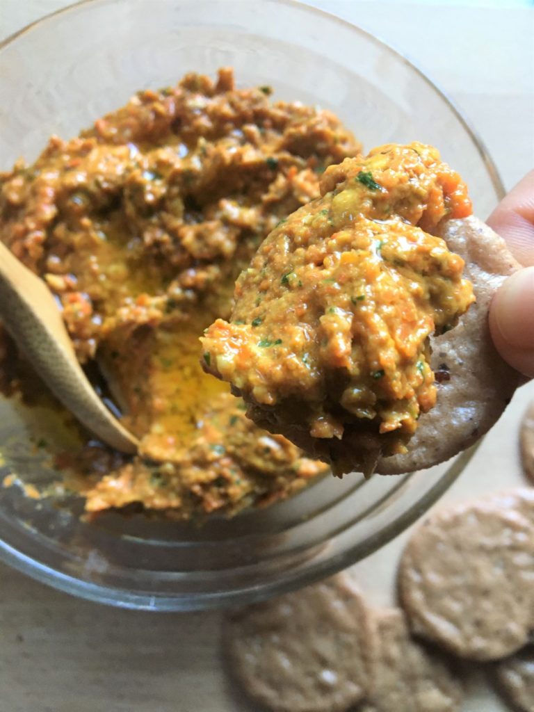 Roasted Carrot and Pepper Tapenade