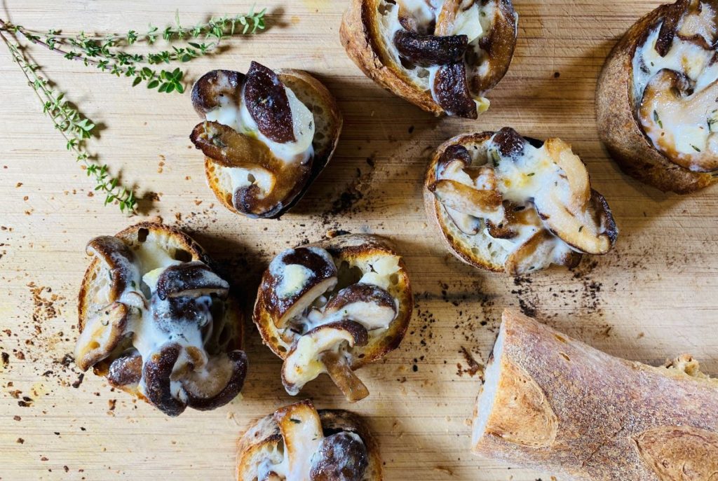 Mushroom Canapes