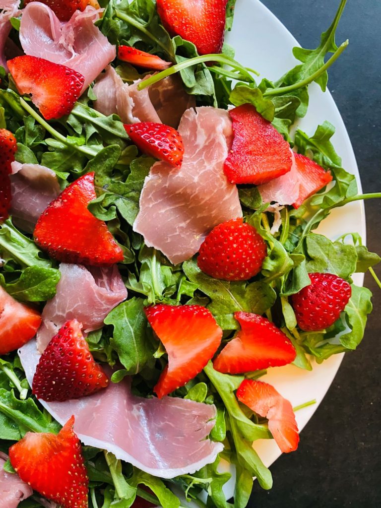 Strawberry and Arugula Salad with Tarragon Dressing