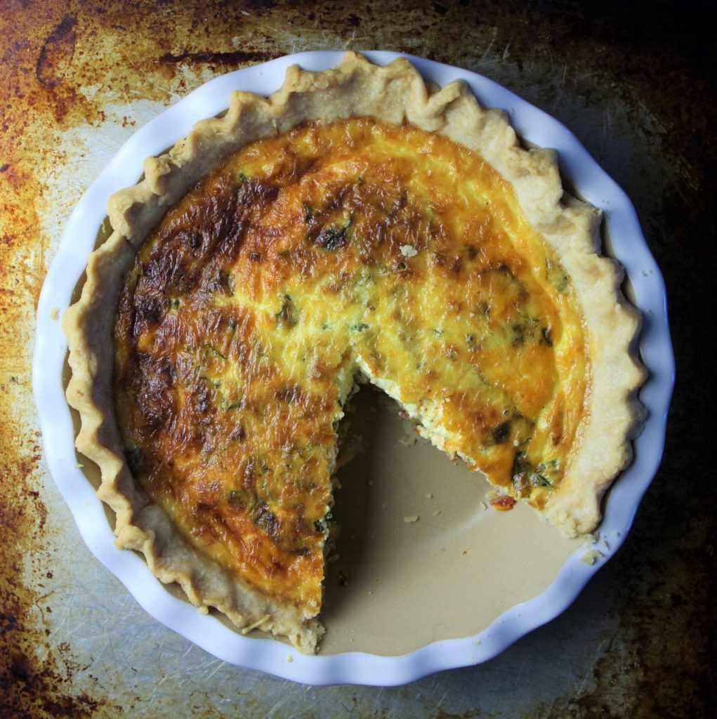 Sausage, Sundried Tomato and Basil Quiche