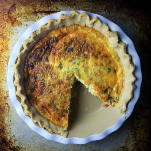 Sausage, Sundried Tomato and Basil Quiche – The Steady Cook