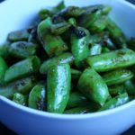 Blistered Sugar Snap Peas with Miso Butter