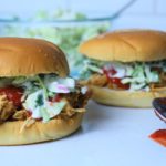 Cherry Bourbon Barbecue Chicken Sandwiches