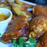 Oven-Baked Spicy Peach Barbeque Chicken