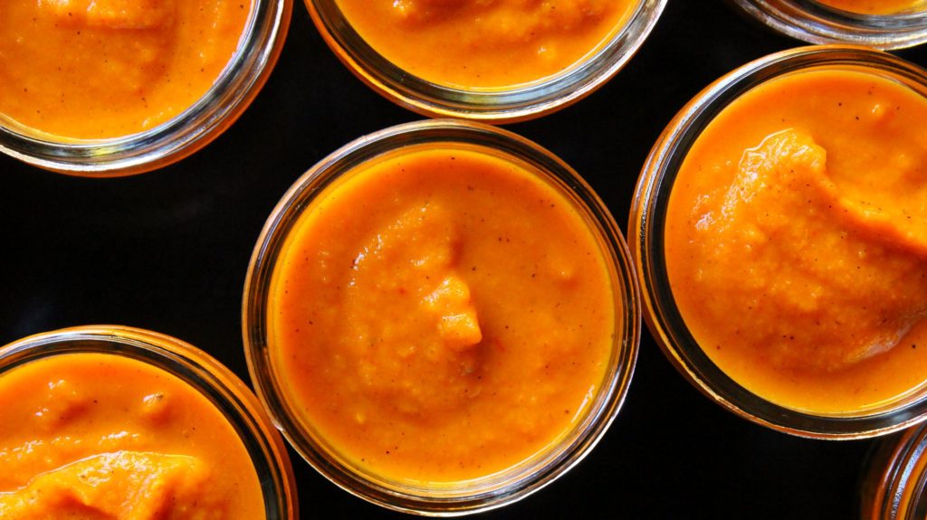 Jars of Grilled Habanero Hot Sauce