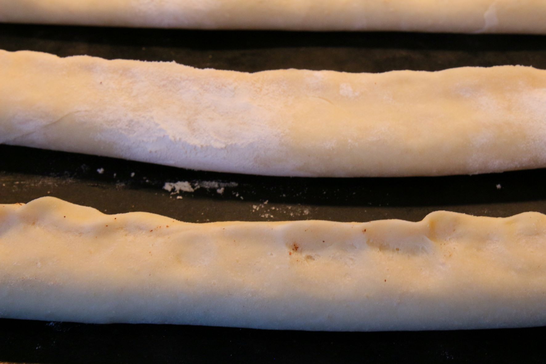 Filled Dough Strips for King Cake